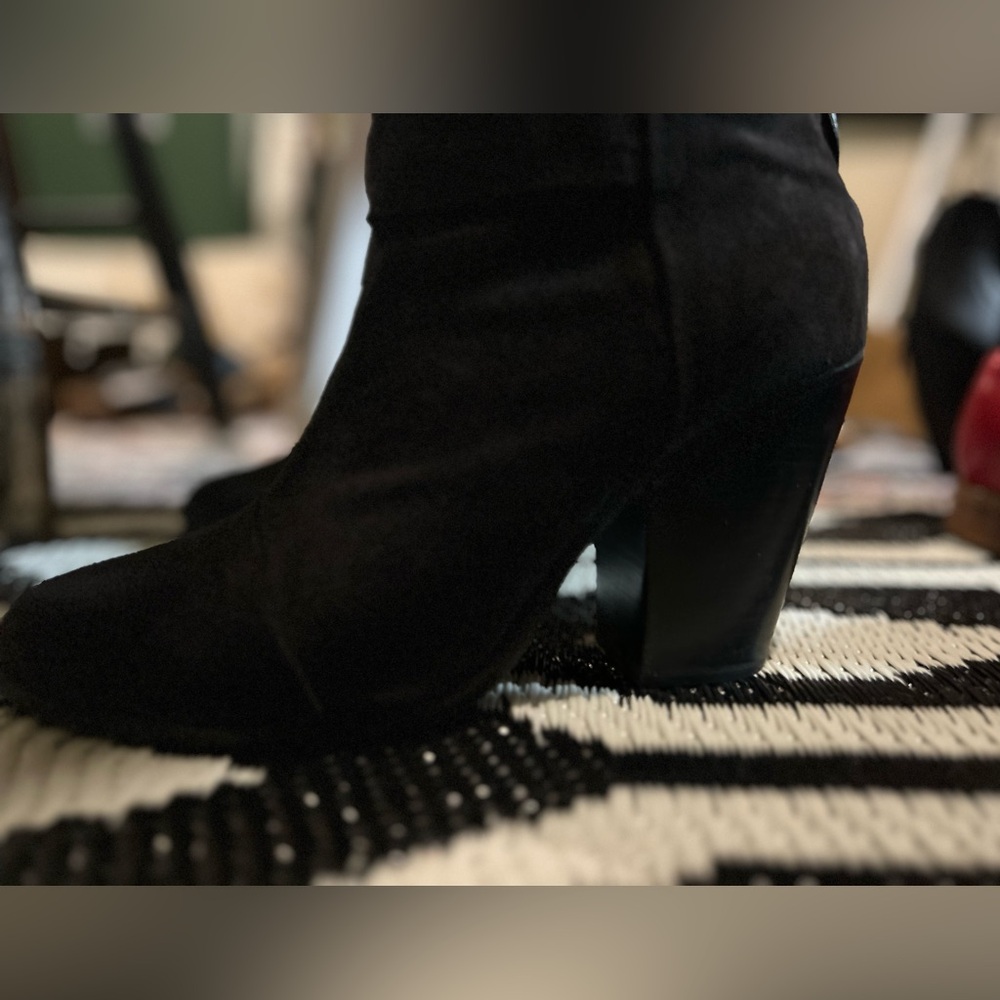 RAG & BONE CHARCOAL BLACK SUEDE - 40 (9.5-10) - Picture 6 of 8